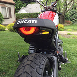New Rage Cycles Fender Eliminator for 2015-17 Ducati Scrambler Models - Tucked Licence Plate - ICFU-FE-P