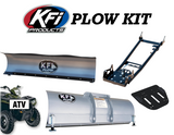 KFI Full Snow Plow Kit - 54 inch Pro-S Steel Plow Blade with Push Tube and Mount for Polaris Scrambler 850 / 1000 models