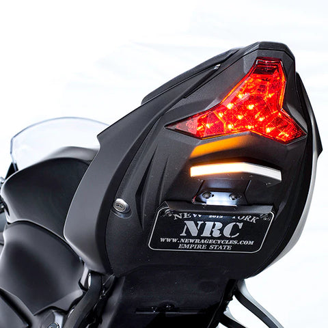 New Rage Cycles Fender Eliminator for 2019-23 Kawasaki ZX636 Ninja ZX-6R - Tucked Plate - ZX6R-FE-T