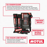Motul Complete Motorcycle Road Chain Care Kit - 109767