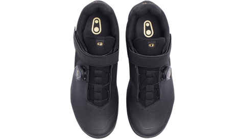 Crankbrothers Mallet BOA Clip-In Bicycle Shoes - Black/Gold - US 10.5 / EU 44 - MAB01080A-10.5 - FINAL SALE