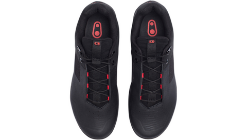 Crankbrothers Mallet Lace Riding Shoes - Black/Red - US 7.5 / EU 39.5 - MAL01030A-7.5 - FINAL SALE