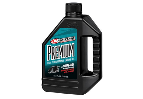 Maxima Racing Oils Premium 4-Stroke High Performance Mineral Engine Oil - 10W30 - 1 Liter