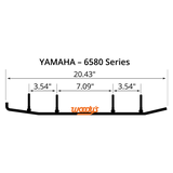 Woodys 6580 Standard Series Trail Wear Bar Runners for 2001-17 Yamaha models - RUY-6580