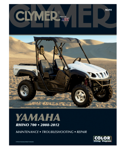 Clymer Service Repair Manual for 2008-12 Yamaha Rhino 700 -  CM291