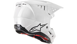 Alpinestars Supertech M5 Solid OFF-ROAD Helmet - Gloss White - XX-Large - 8303121-2180-2x - FINAL SALE