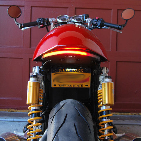 New Rage Cycles Fender Eliminator for 2016-23 Triumph Thruxton 1200/1200R - Tucked License Plate - THRUXTON16-FE-T
