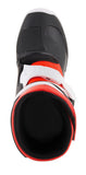 Alpinestars Youth Tech 3S Boots motocross - WHITE / BLACK / RED - Youth US 11 / EU 29 - 2014518-1231-11 - FINAL SALE