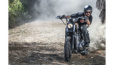Burly Brand 1 inch Scrambler Handlebar - Black Powder-Coat - B12-6020B