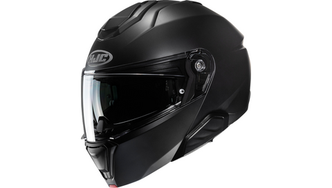 HJC i91 Modular Helmet - Solid Semi-Flat Black - XS