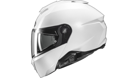 HJC i91 Modular Helmet - Solid Gloss White - XS