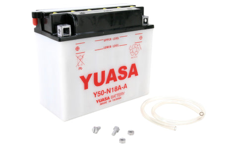 Yuasa Yumicron Conventional AGM Battery - 12 Volt - YUAM228AY - Y50-N18A-A