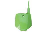 UFO Replacement Front Number Plate for 2000-06 Kawasaki KX65 - KX-Green - KA03732-026