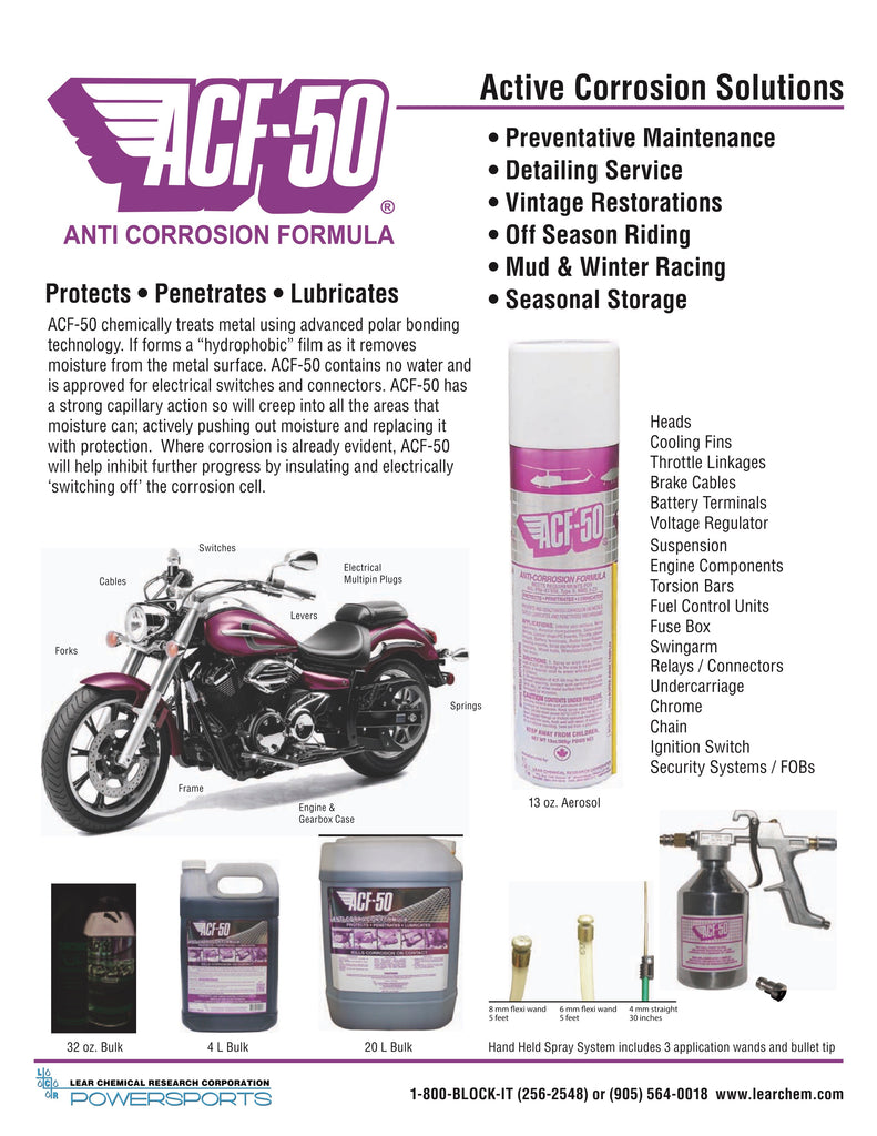 Lear Chemicals ACF-50 Anti-Corrosion Spray - 13 oz Aerosol (6 Pack ...