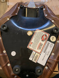 Mustang Wide Tripper Diamond Pattern Solo Seat for Harley Davidson XL models - Brown - 76730 - FINAL SALE
