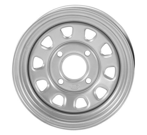 ITP Delta Steel Silver Wheel Rim - 12x7 - 5+2 - 4/110 - 1225553032
