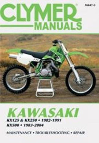 Clymer Service & Repair Manual for Kawasaki KX125 / KX250 / KX500 - M447-3