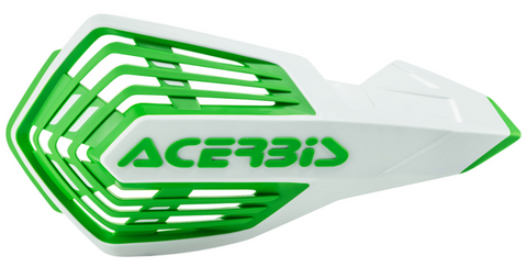 Acerbis X-Future Hand Guards - White/Green - 2801961050