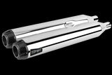 Two Brothers Dual Chrome Slip-On Exhaust for 2012-17 Honda Goldwing F6B/GL1800