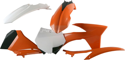 Polisport MX Plastics Kit for 2011-12 KTM models - OEM Colors - 90408