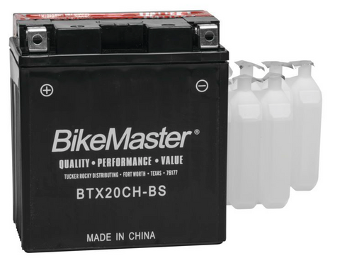 Bike Master Performance+ Maintenance Free Battery - 12 Volts - BTX20CH-BS