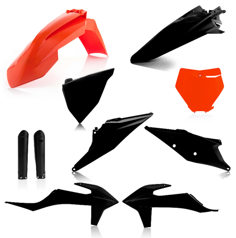 Acerbis Full Replacement Plastics Kit for KTM models - Back in Black - 2726495225