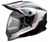 Z1R Range Bladestorm Snow Electric Helmet - Black/Red/White - Medium