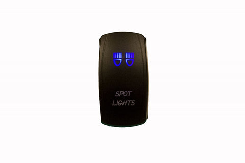 Dragonfire Racing 04-0064 - UTV Laser Etched Switch - Spot Lights - Blue LED