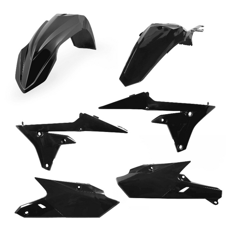 Acerbis Standard Replacment Plastics Kit for 2014-18 Yamaha YZ 250F/450F - Black - 2374180001