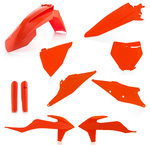 Acerbis Full Replacement Plastics Kit for KTM models - 16 Orange - 2726495226