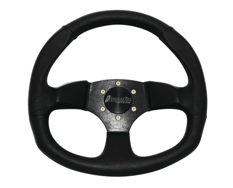 Dragonfire Racing D Shaped UTV Steering Wheel - Vinyl - 04-0004