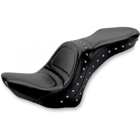 Saddlemen Explorer Special 2-Up Seat for 2006-17 Harley Softail Heritage Classic - Black/Studded - 800-23-039