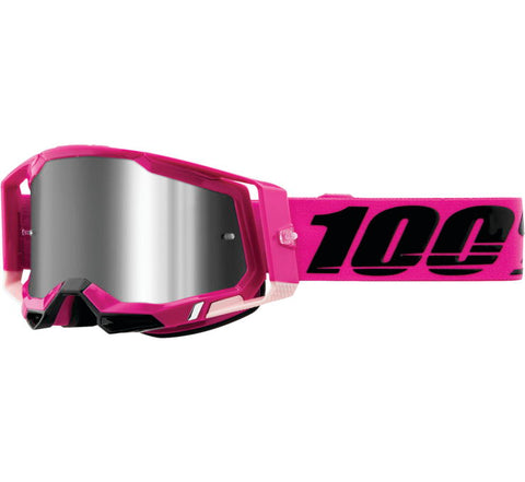 100% Racecraft 2 Goggles - Maho with Silver Flash Lens
