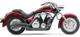 Cobra USA Speedster Swept Exhaust for Honda VT1300 Models - Black - 1233B