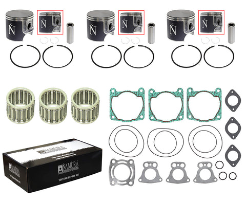Namura Top-End Rebuild Kit for 1996-99 Polaris 1050 SL/SLTH/SLTX/SLX - 81.00mm - NW-50000K1