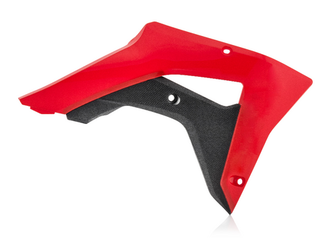 Acerbis Radiator Shrouds for Honda CRF models - Red/Black - 2645451018