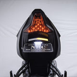 New Rage Cycles Fender Eliminator for 2019-23 Kawasaki ZX636 Ninja ZX-6R - Standard Plate- ZX6R-FE-S