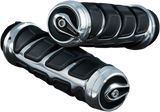 Kuryakyn Kinetic Grips for Harley Dyna / Electra / Road Models - Chrome - 6350