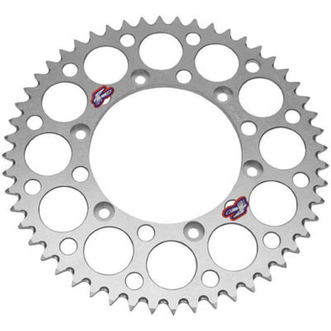 Renthal Ultralight Rear Sprocket - 520 Chain Pitch x 50 Teeth - Silver - 112U-520-50GESI