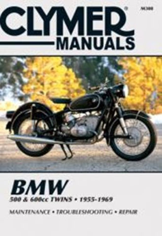 Clymer M308 Service Manual for 1955-69 BMW 500 & 600CC Twins
