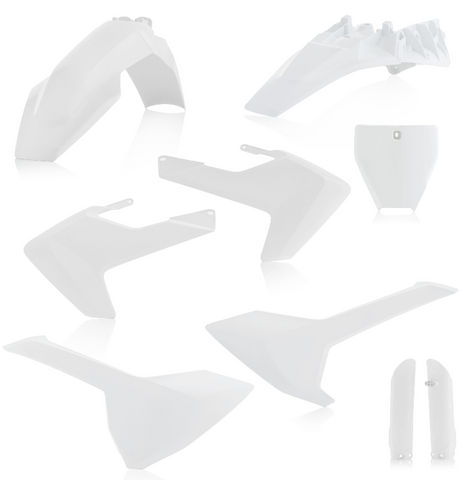 Acerbis Full Plastic Kit for 2018-21 Husqvarna TC85 - White - 2686466811