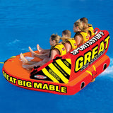SportsStuff Great Big Mable Inflatable Quadruple Rider Towable - 53-2218