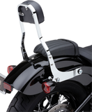 Cobra USA Detachable Backrest for 2006-17 Harley Dyna Models - Chrome - 602-2044