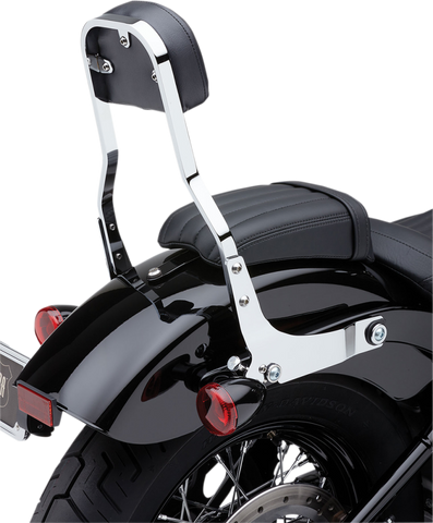 Cobra Detachable Backrest for 2006-17 Harley Dyna Models - Chrome - 602-2044