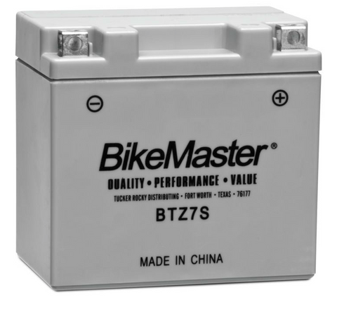Bike Master Performance+ Maintenance Free Battery - 12 Volts - BTZ7S