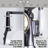 National Cycle Spartan Quick Release Windshield for Harley - Clear - N21302