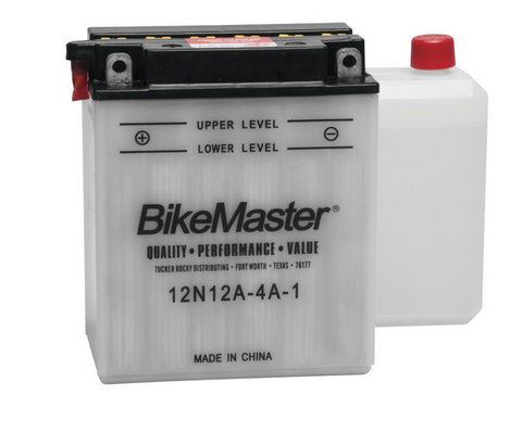 Bike Master Performance Conventional Battery - 12 Volts - 12N12A-4A-1