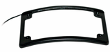 Custom Dynamics Led License Plate Frame - Black - LPF-RAD-B-LP