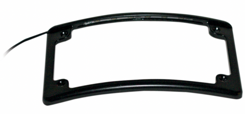 Custom Dynamics Led License Plate Frame - Black - LPF-RAD-B-LP
