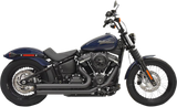 Bassani Pro-Street Exhaust for 2018-22 Harley Softail Fat/Street Bob - Black - 1S35DB